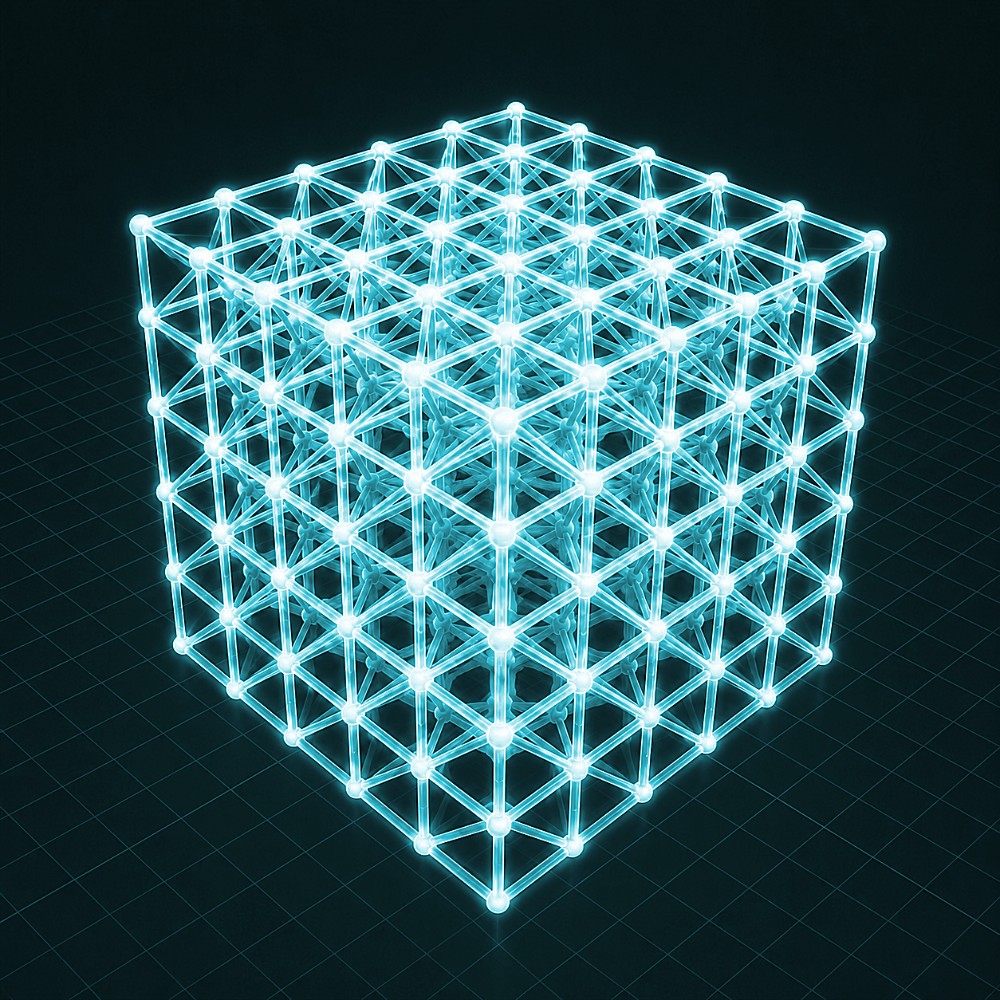 Cubic plus BCC lattice